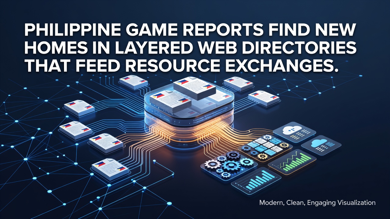 Example of a Philippine sports data feed moving through directory layers into a resource exchange interface